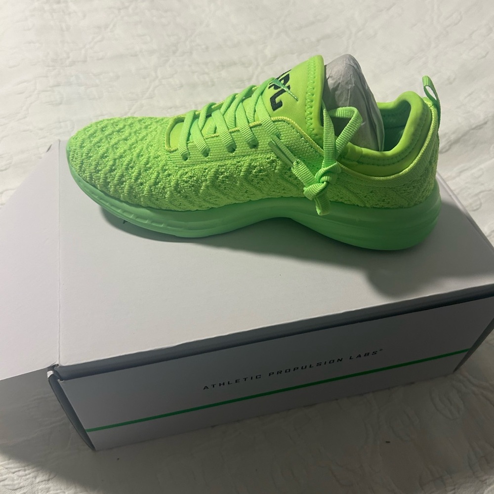 APL Women's Athletic Shoes in Neon Green